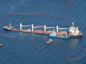 32 rescued after oil tanker and cargo ship crash in North Sea