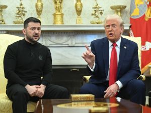 Donald Trump and zelenskyy in the white house 