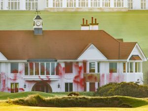 Pro-Palestinian activists vandalize Trump’s golf courses in protest over Gaza remarks
