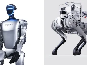 Humanoid robot and robotic dog make a stunning appearance at Shanghai Fashion Week