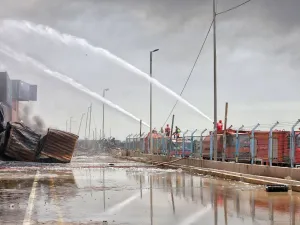 إطفاء حريق 
