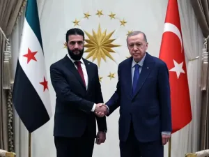 اردوغان يستقبل الشرع