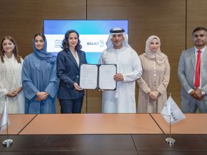 During the event.  BEEAH Joins Forces with KSQF to Help Protect and Empower Vulnerable Children in the Global South