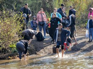 Explosive drone hits Lebanese town, injures 8 Syrians