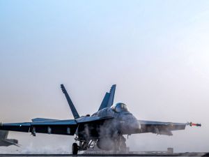 US F-18E jet crashed in Red Sea after towing mishap aboard Truman carrier 