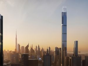 "برج عزيزي" يحصل على جائزة "التصميم الأيقوني للعام" خلال حفل توزيع جوائز العقارات في دولة الإمارات لعام 2025