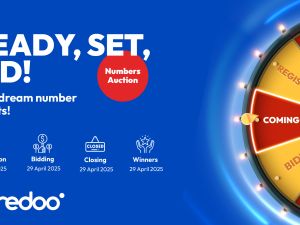 Ooredoo’s Third Vanity Number Auction of 2025 is Here – Register, Bid and Support a Great Cause