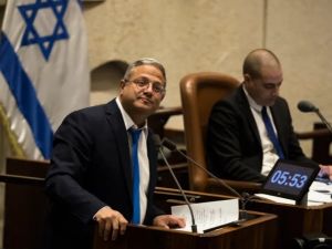 وزير الأمن القومي الإسرائيلي، إيتمار بن غفير، 