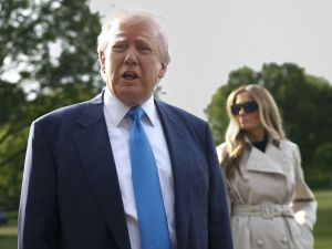 Melania Trump and Donald Trump