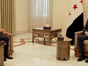 During the event. GKSD’s Kamel Ghribi Reaffirms Commitment to Syria's Reconstruction during Strategic Visit