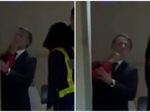 Emmanuel Macron and Brigitte Macron