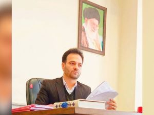 Judge Ehsan Bagheri, a criminal court judge.