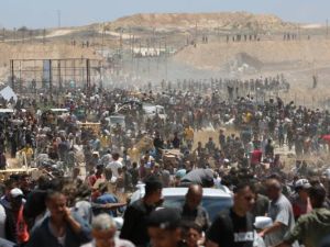 استشهاد فلسطينيين عند مراكز توزيع المساعدات 