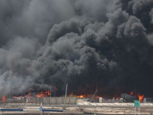 Mysterious blaze destroys 15 vessels at key Iranian port amid rising tensions