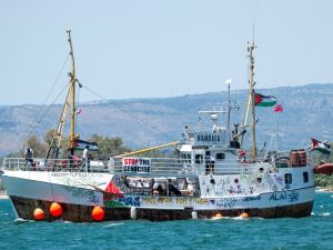 Foreign activists launch hunger strike after Israeli seizure of Gaza aid ship