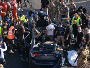 Israeli drone strike hits vehicle near Beirut, killing one and injuring three 