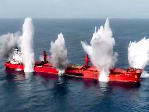 Houthis sink second ship in Red Sea in 24 hours over Gaza-linked Israel embargo