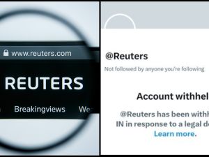 Reuters' main X account