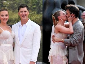 Scarlett Johansson & Colin Jost