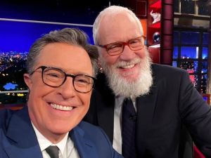 David Letterman & Stephen Colbert