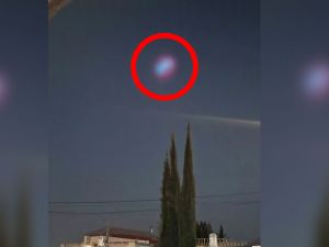 Weird purple light seen in Amman, Jordan