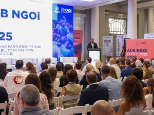 Non-Governmental Organizations Initiative at AUB Hosts Open House for Over 150 NGOs