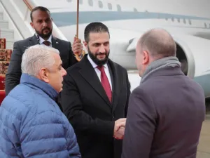Syrian interim president Ahmed al-Sharaa