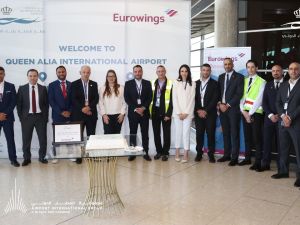 مطار الملكة علياء الدولي يرحّب بشركة Eurowings ويدشّن رحلات مباشرة من شتوتغارت – ألمانيا