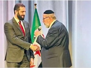 Syrian President Ahmed al-Sharaa