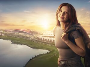  The Alphabet Wall is Flickering Again, But This Time, the Message Leads Millie Bobby Brown to Yas Island Abu Dhabi