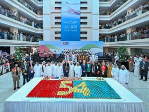 مجموعة الإمارات تحتفي بعيد الاتحاد الـ54 بأجواء مميّزة على الأرض وفي الأجواء