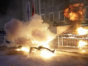 Violent protests rock Tirana as opposition demands Albanian PM Rama’s resignation