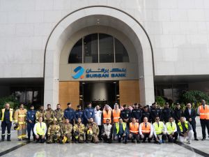 Burgan Bank Conducts an Emergency Evacuation Drill for Staff at its Head Office in Line With its CSR and ESG and Programs