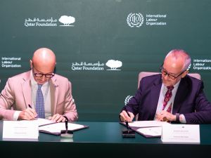 مؤسسة قطر ومنظمة العمل الدولية ترسيان دعائم التعاون للإسهام في تشكيل مستقبل أفضل للقوى العاملة في قطر