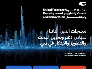 مؤسسة دبي للمستقبل تدعم 26 مشروعاً بحثياً لتعزيز منظومة البحث والتطوير والابتكار في دبي