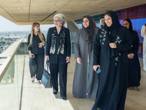 سعادة وزير التربية والتعليم العالي للجمهورية اللبنانية تزور مؤسسة قطر