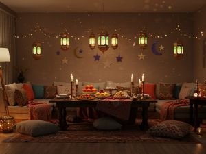 أفكار مميزة لديكور مداخل البيوت أو المحلات في رمضان 2026