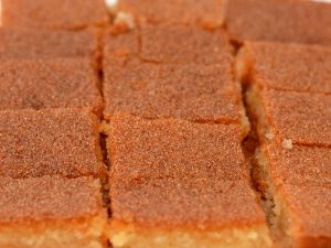 بسبوسة رمضان بالقشطة بدون فرن