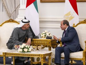 El-Sisi meets MBZ in Abu Dhabi