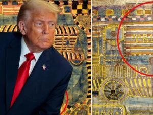 رسومات قديمة باسم ترامب تعيد إحياء نظريات السفر عبر الزمن