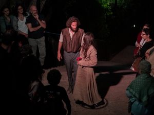 AUB Stages Immersive Promenade Production: "The Pillars of Society"