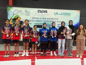 نجاح كبير للنسخة الثالثة من بطولة دبي المفتوحة لأكاديميات الريشة الطائرة 