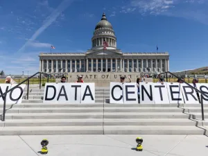 AI Data center protest in the US