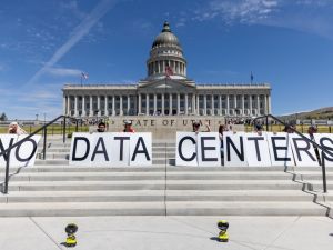 AI Data center protest in the US