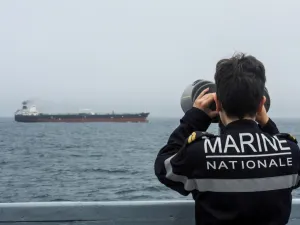 French Navy observing Russian shadow fleet tanker
