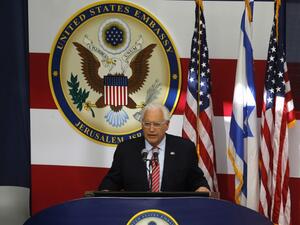 US ambassador to Israel David Friedman (AFP)