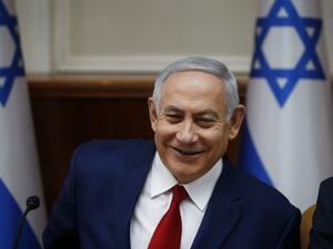 Israeli Prime Minister Benjamin Netanyahu attends the weekly cabinet meeting at the Prime Minister's office in Jerusalem on December 23, 2018. (AFP/ File)

