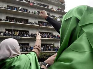 Algerian female protesters shout slogans during a demonstration in the capital Algiers against ailing president's bid for a fifth term on March 8, 2019. (AFP/ File Photo)