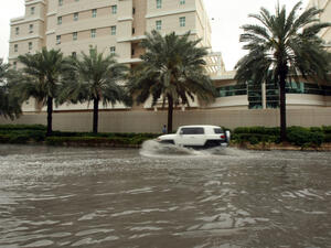 Joy was among six Indian friends in a four-wheeler trapped in a flooded valley (AFP/File)