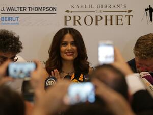 Salma said during the conference that the goal of The Prophet is to "show that the Lebanese are capable of spreading the love, peace, and culture in the world." (AFP/File)